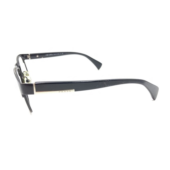 Prada VPR 61P FAD-1O1 Black Eyeglasses Frames 53-16 140 Italy Designer Men Women - Picture 7 of 12